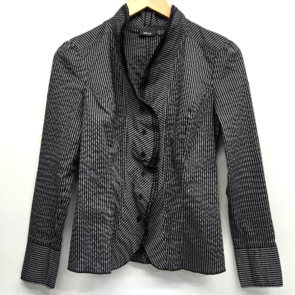 Women's Mexx Button Down Striped Dress Shirt